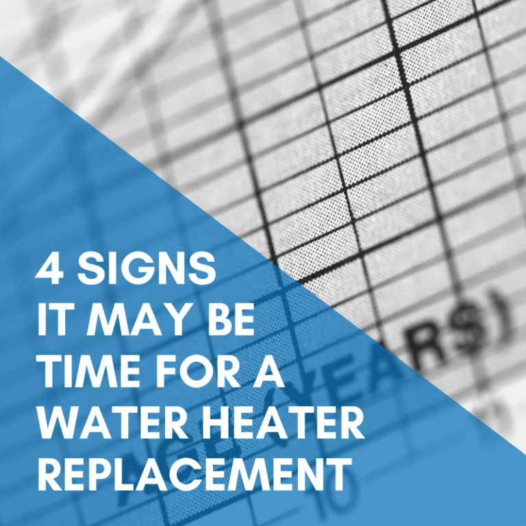 Read more about the article 4 Signs It May Be Time For a Water Heater Replacement