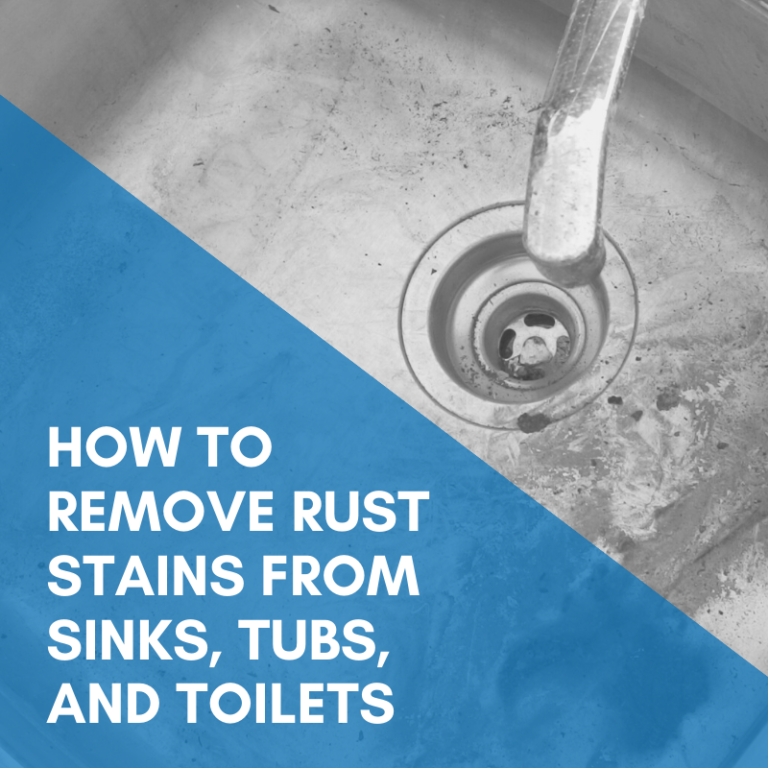 Read more about the article How To Remove Rust Stains From Sinks, Tubs, And Toilets