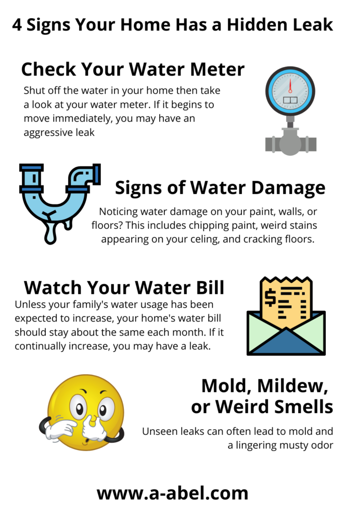 4 Signs Your Home Has a Hidden Leak